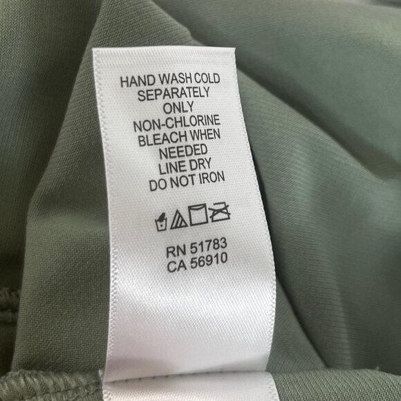 American Beach by Maruices Womens Swim Tankini Tank Top Sage Green Medium - Picture 8 of 11